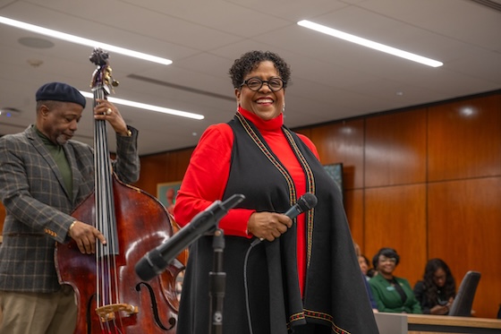 Carmen Bradford, associate professor of jazz voice